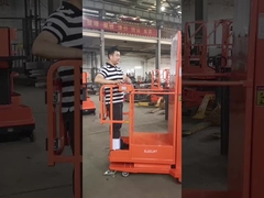 Einfacher bedienbarer halbelektrischer Auftragsempfänger mit Aufzugshöhe 2,7 m-6 m